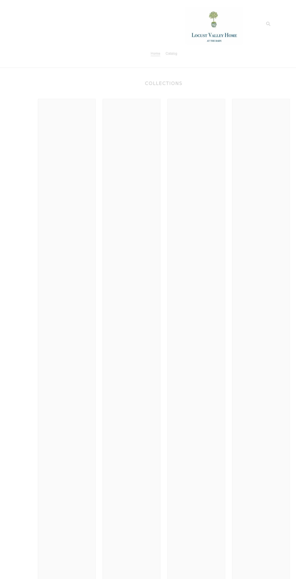 locustvalleyhome.com shopify website screenshot