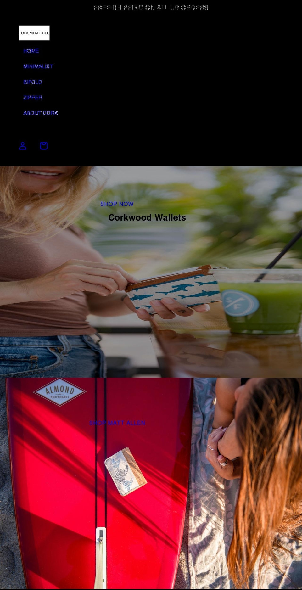 lodgmenttill.com shopify website screenshot