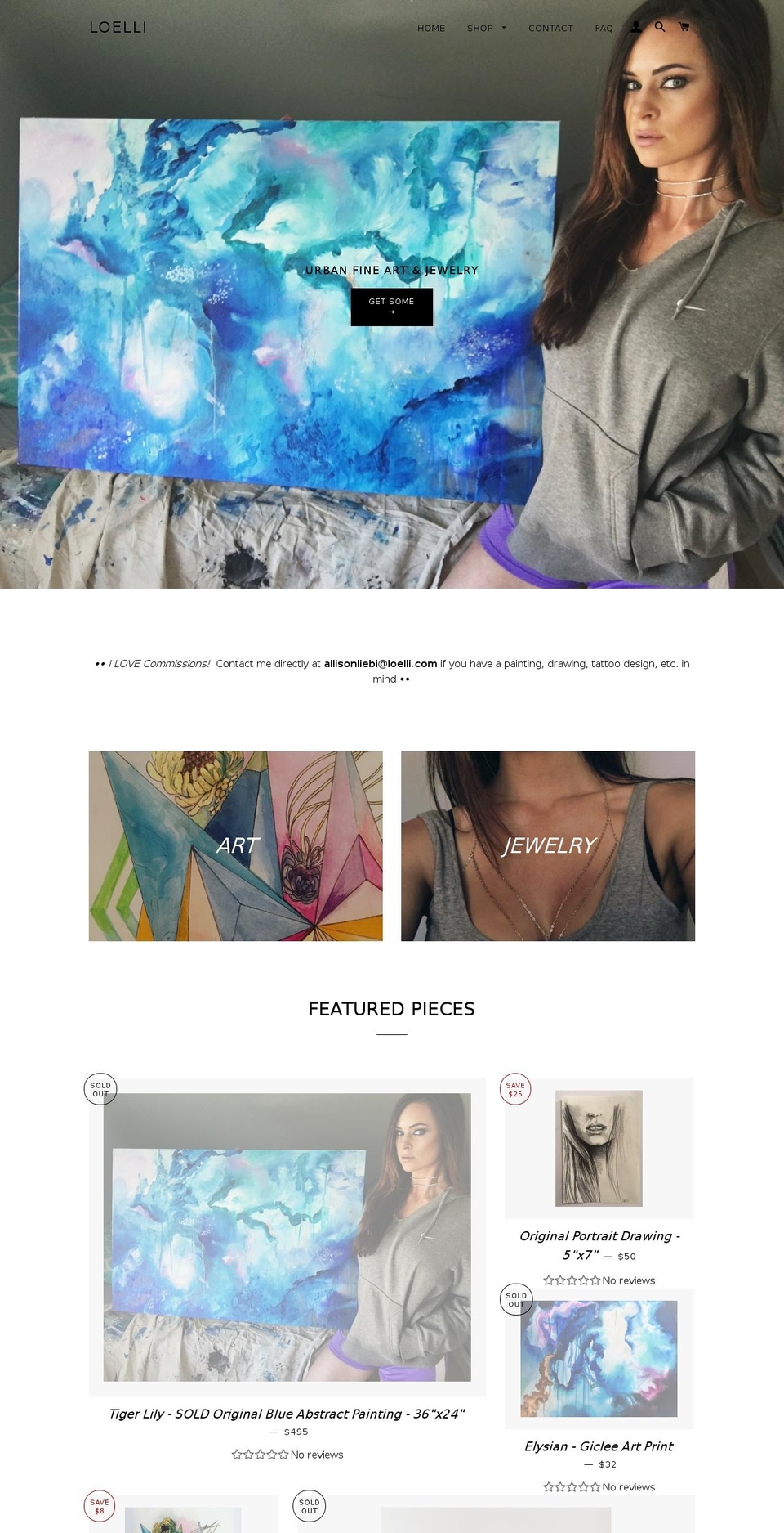 loelli.com — Shopify storefront screenshot