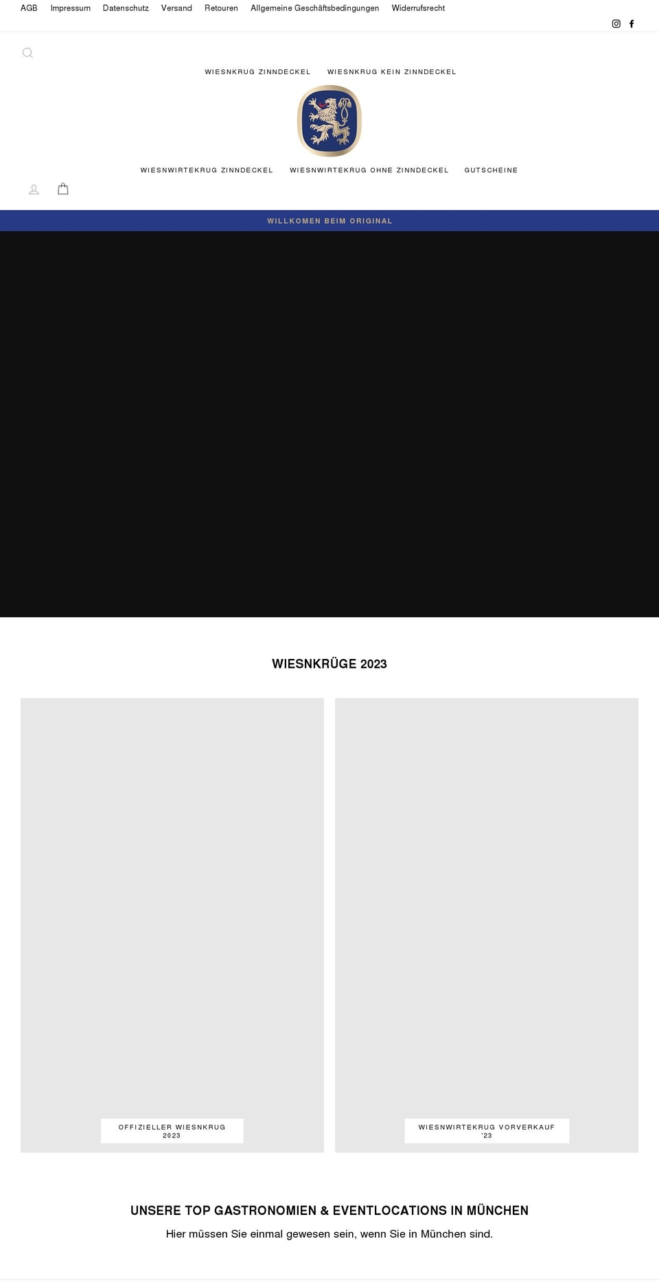 loewenbraeushop.com shopify website screenshot