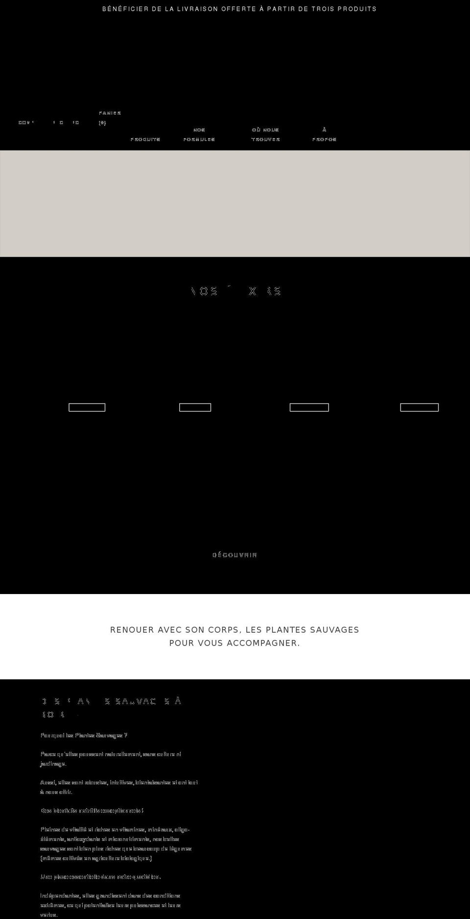 lofficinebotanique.com shopify website screenshot
