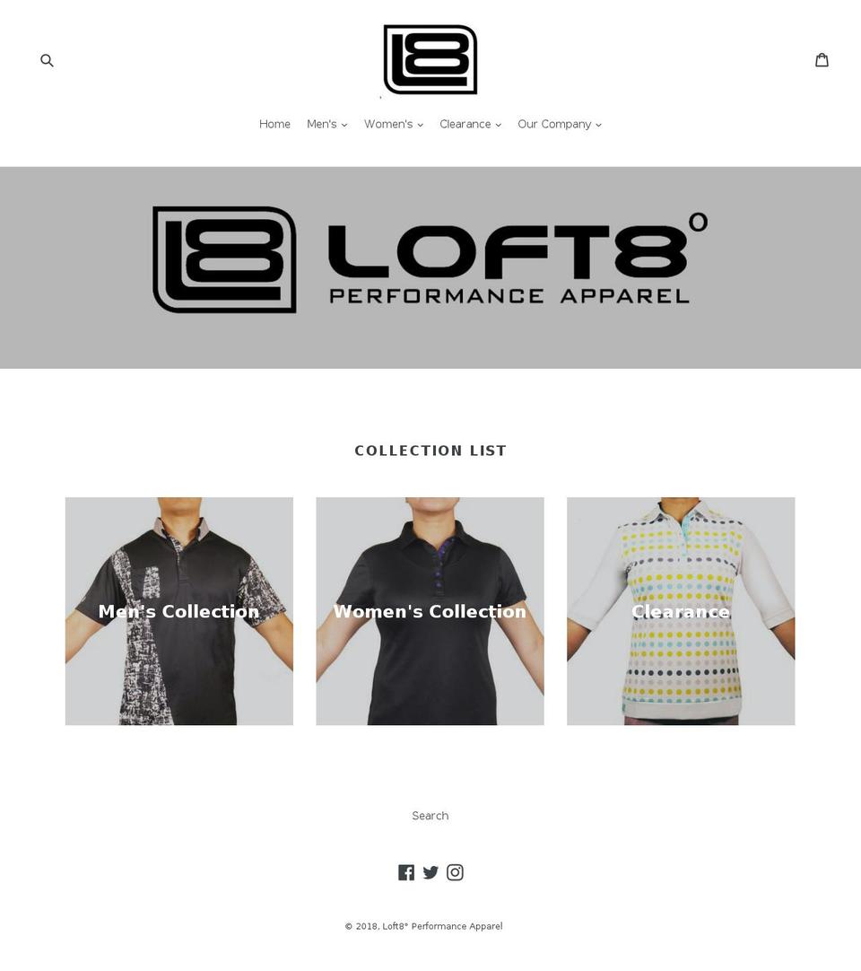 loft8store.com — Shopify storefront screenshot