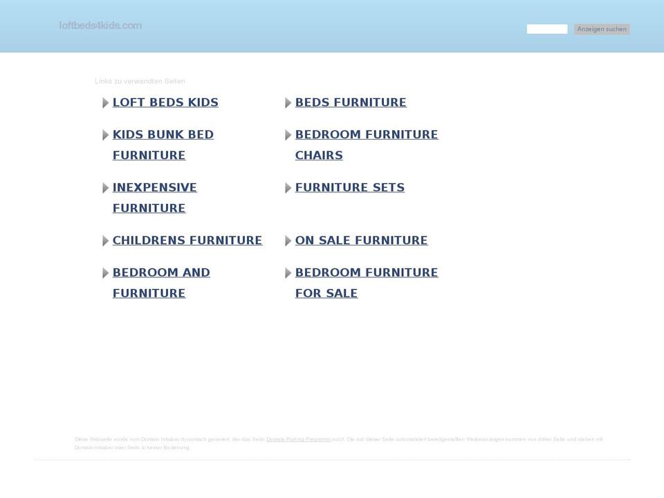 Premium Design Shopify theme site example loftbeds4kids.com