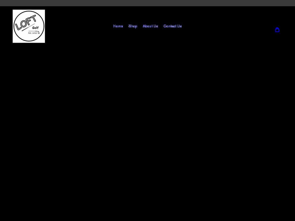 loftgolfers.com shopify website screenshot