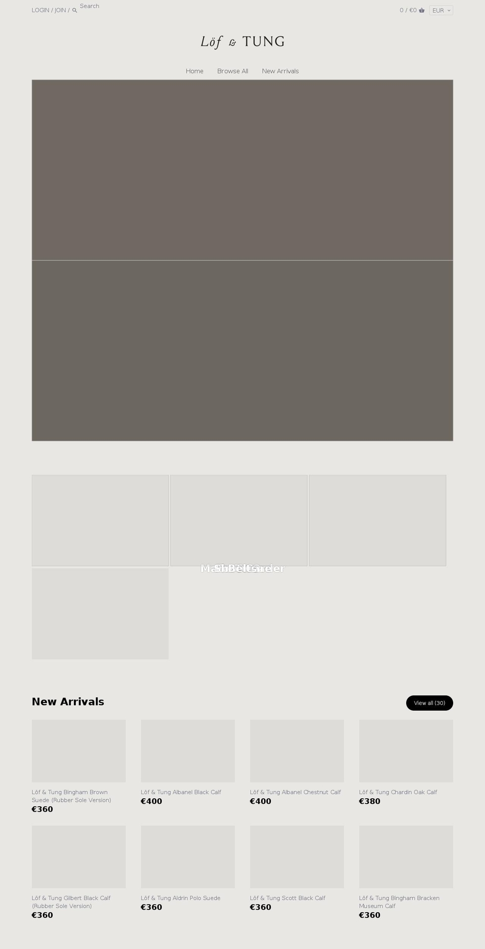 loftung.com — Shopify storefront screenshot