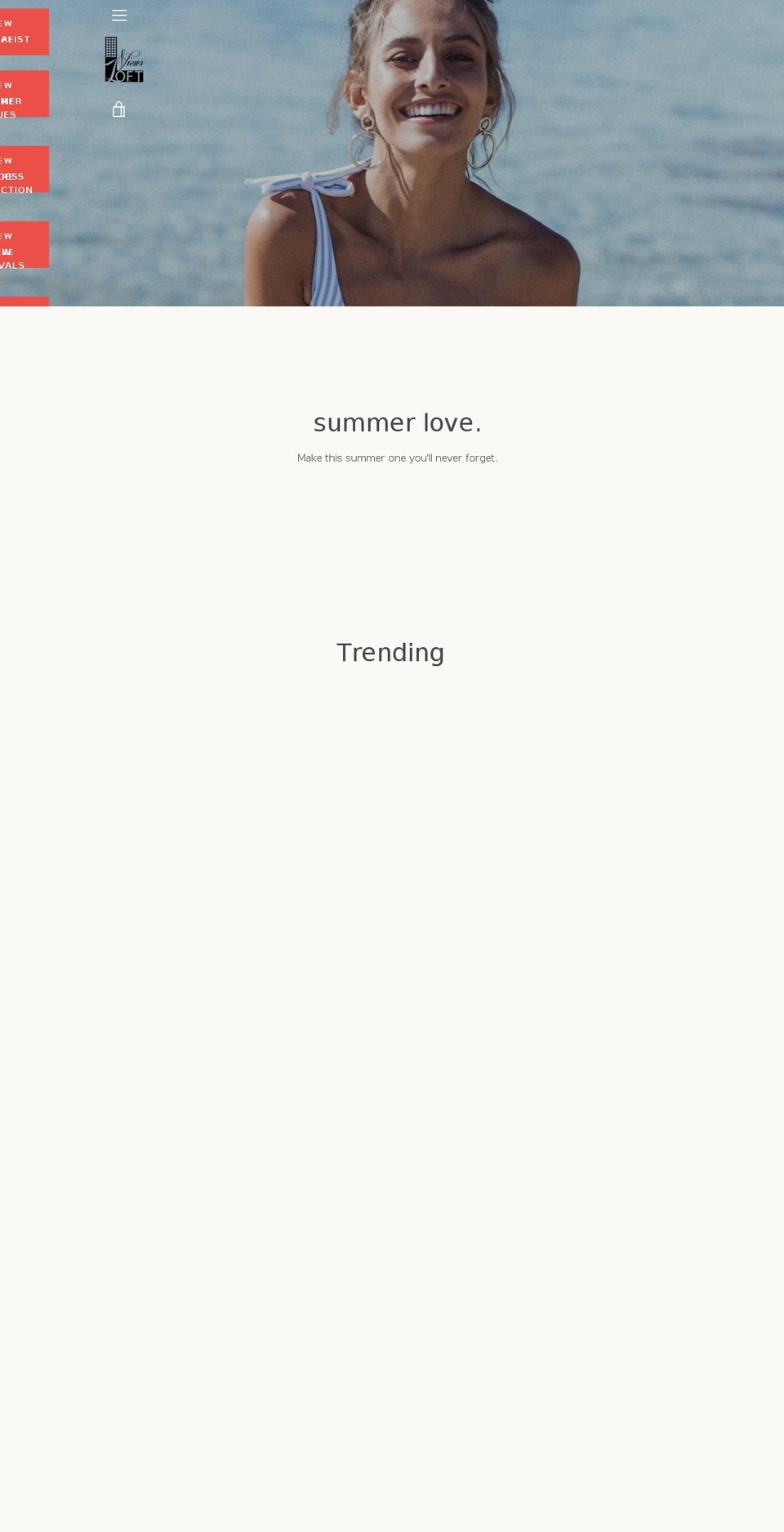 loftviews.com — Shopify storefront screenshot