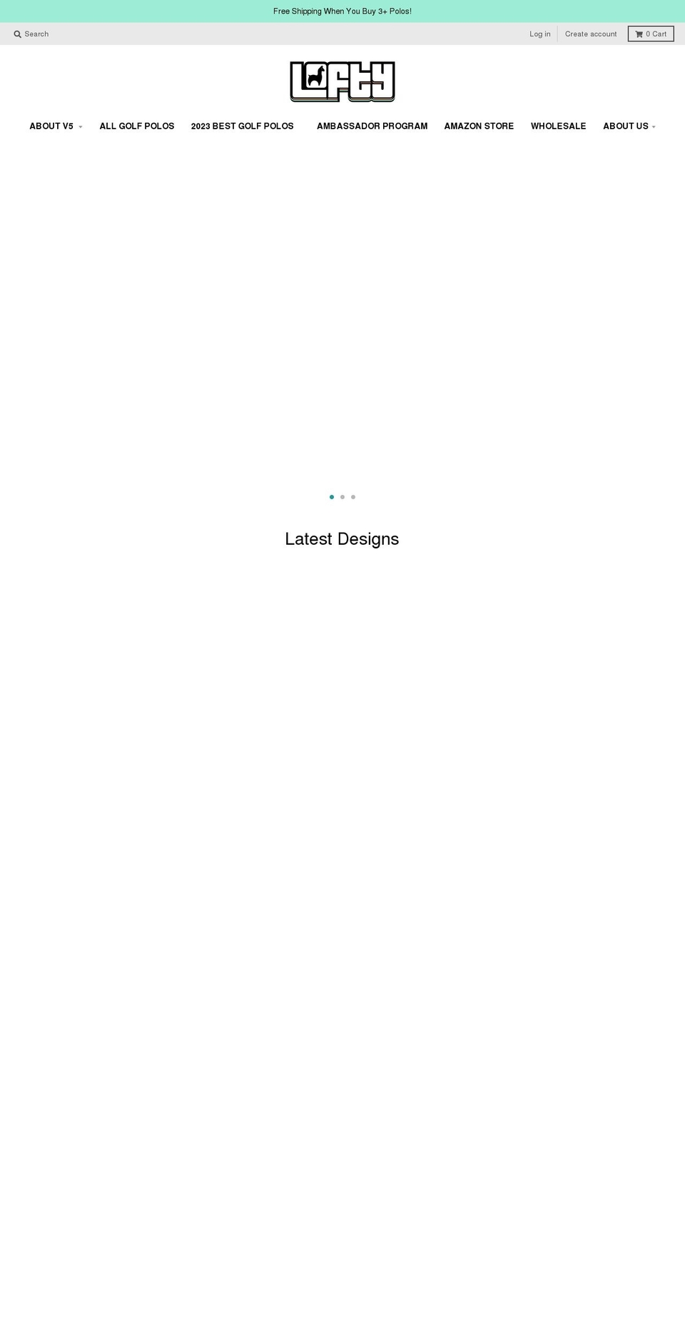 loftyllama.com shopify website screenshot