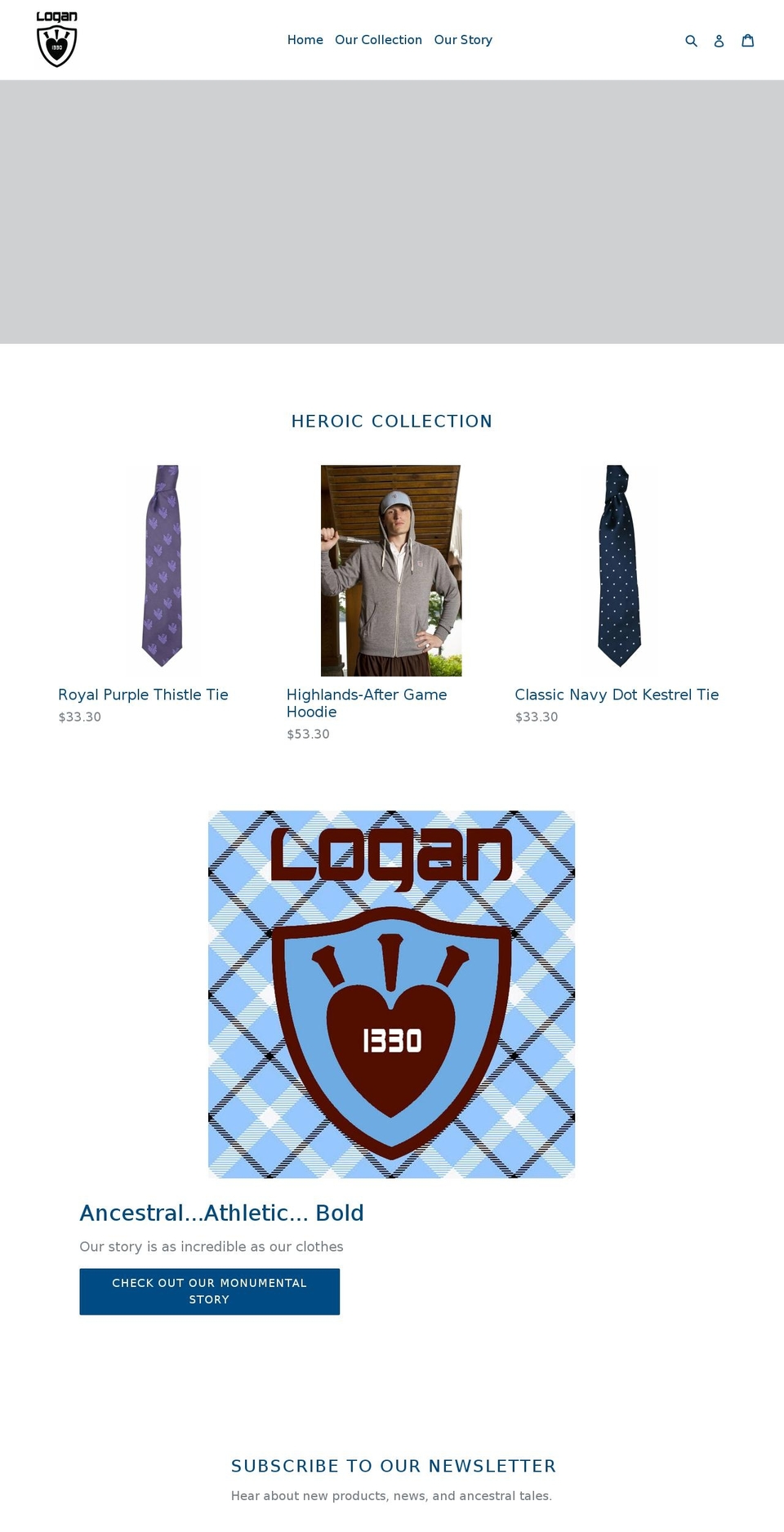logan1330.com shopify website screenshot
