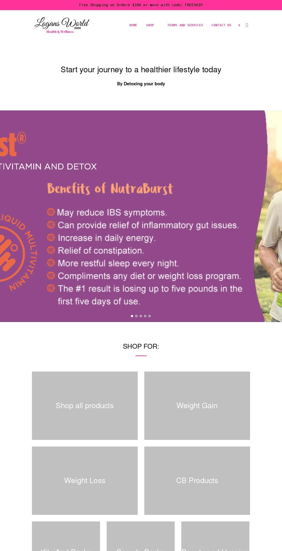 logansworld2020llc.com shopify website screenshot