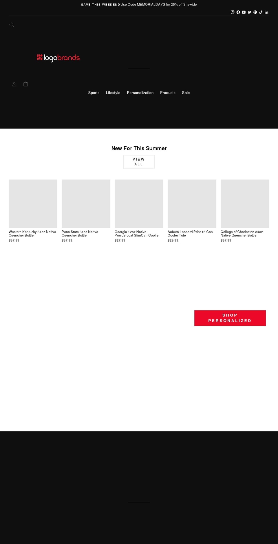 logobrands.com shopify website screenshot