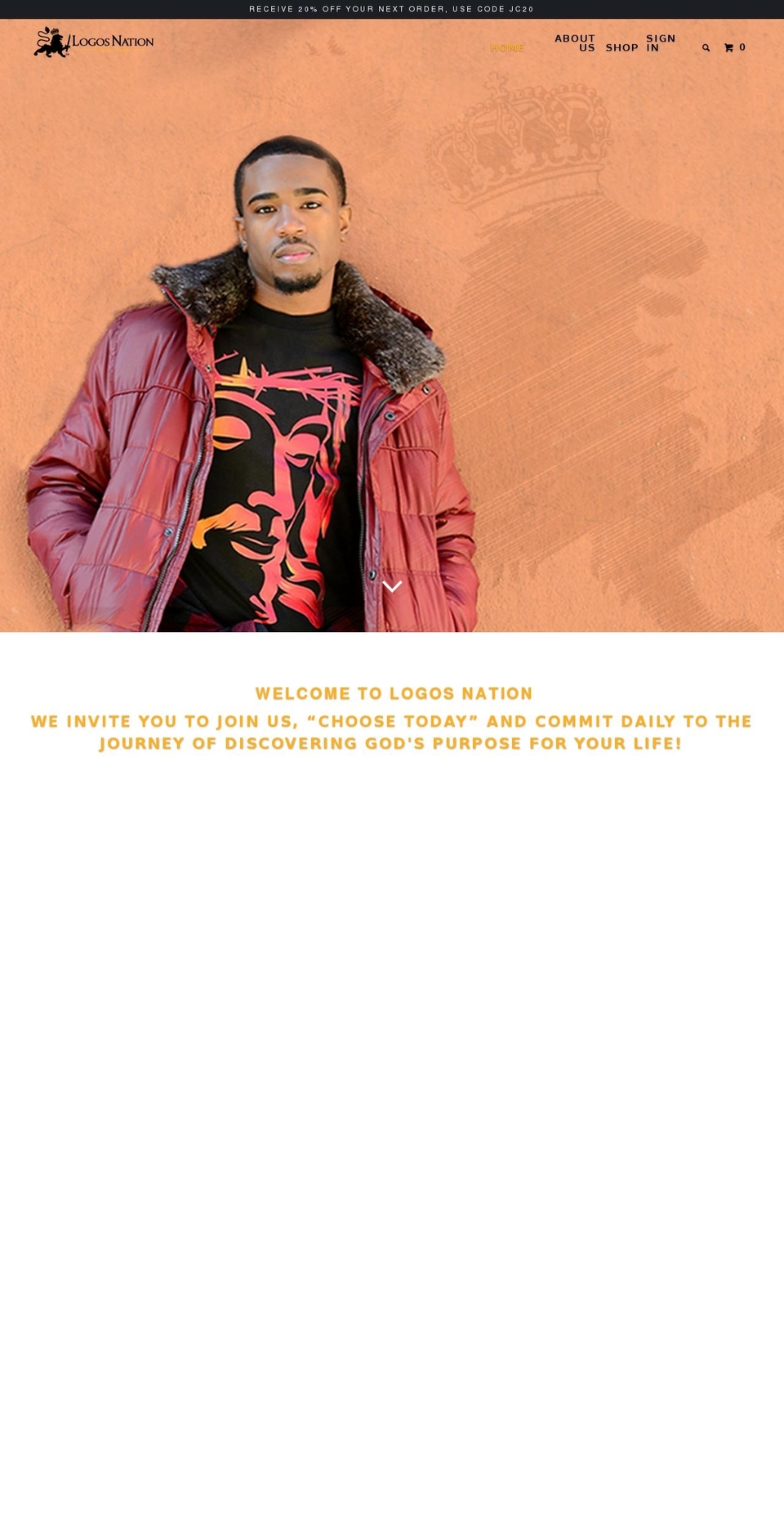 logosnation.com shopify website screenshot