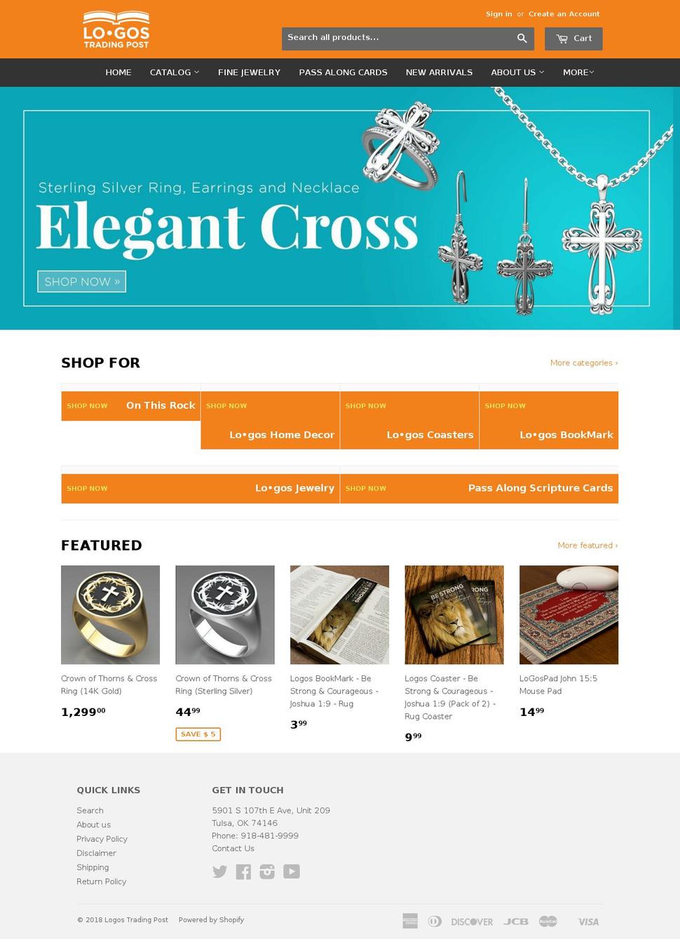 logostradingpost.com shopify website screenshot