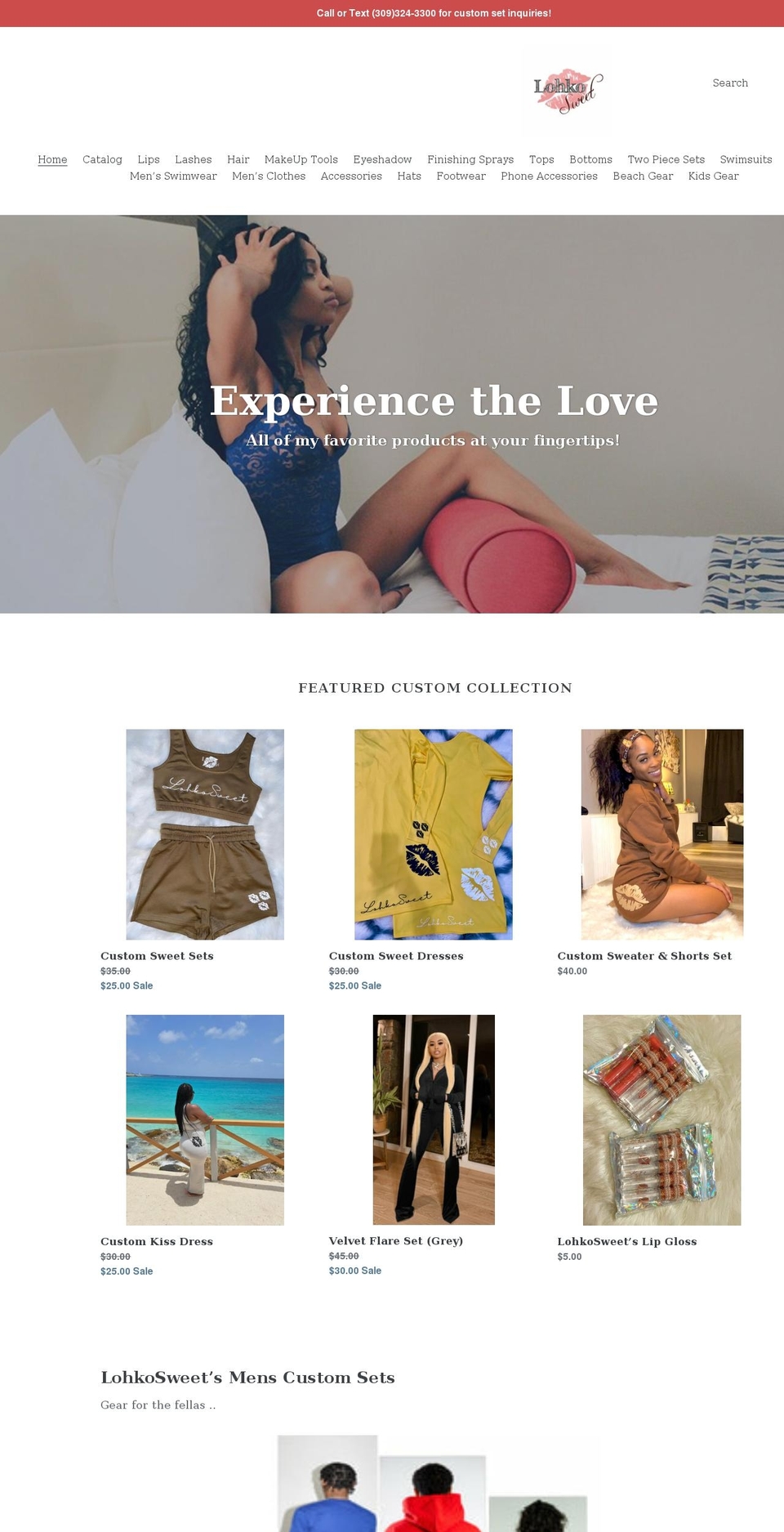lohkosweet.com shopify website screenshot