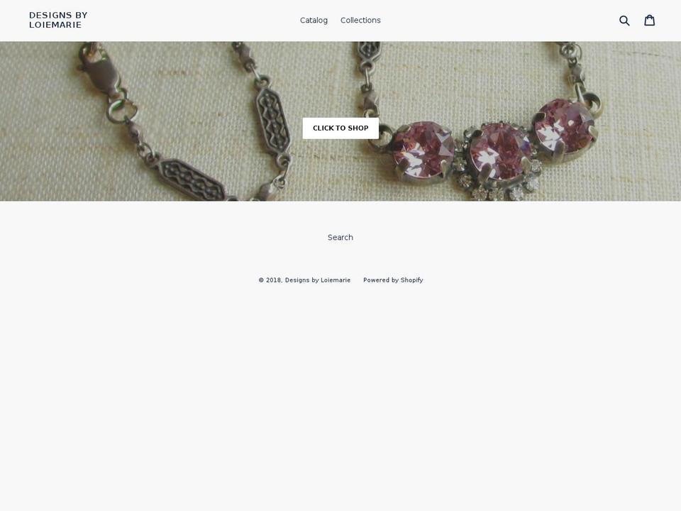 loiemarie.com — Shopify storefront screenshot