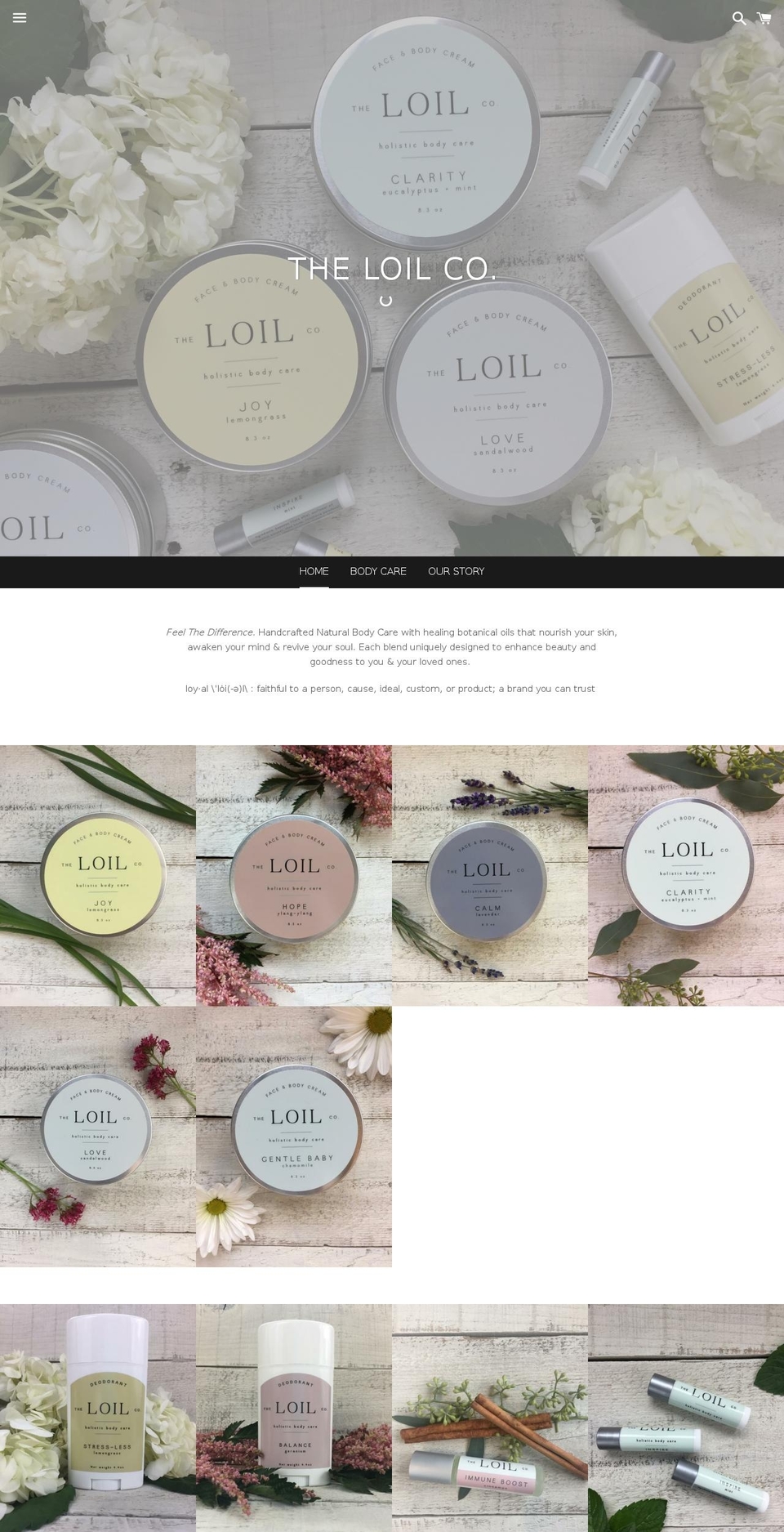 loilco.com — Shopify storefront screenshot