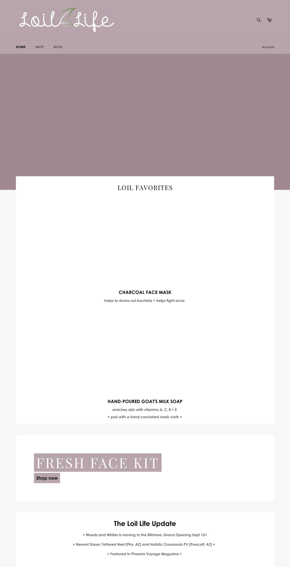 loillife.com — Shopify storefront screenshot