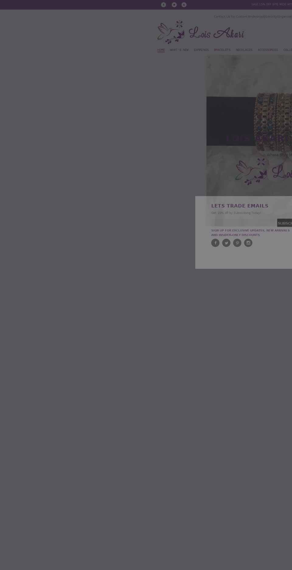 loisakari.com — Shopify storefront screenshot