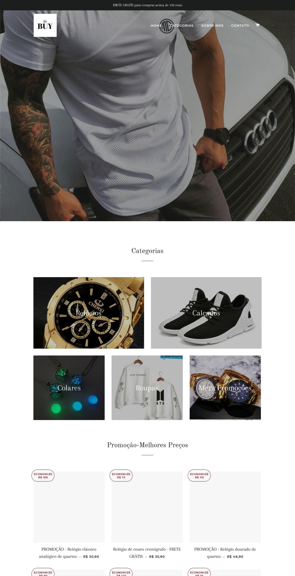 lojabuy.com — Shopify storefront screenshot