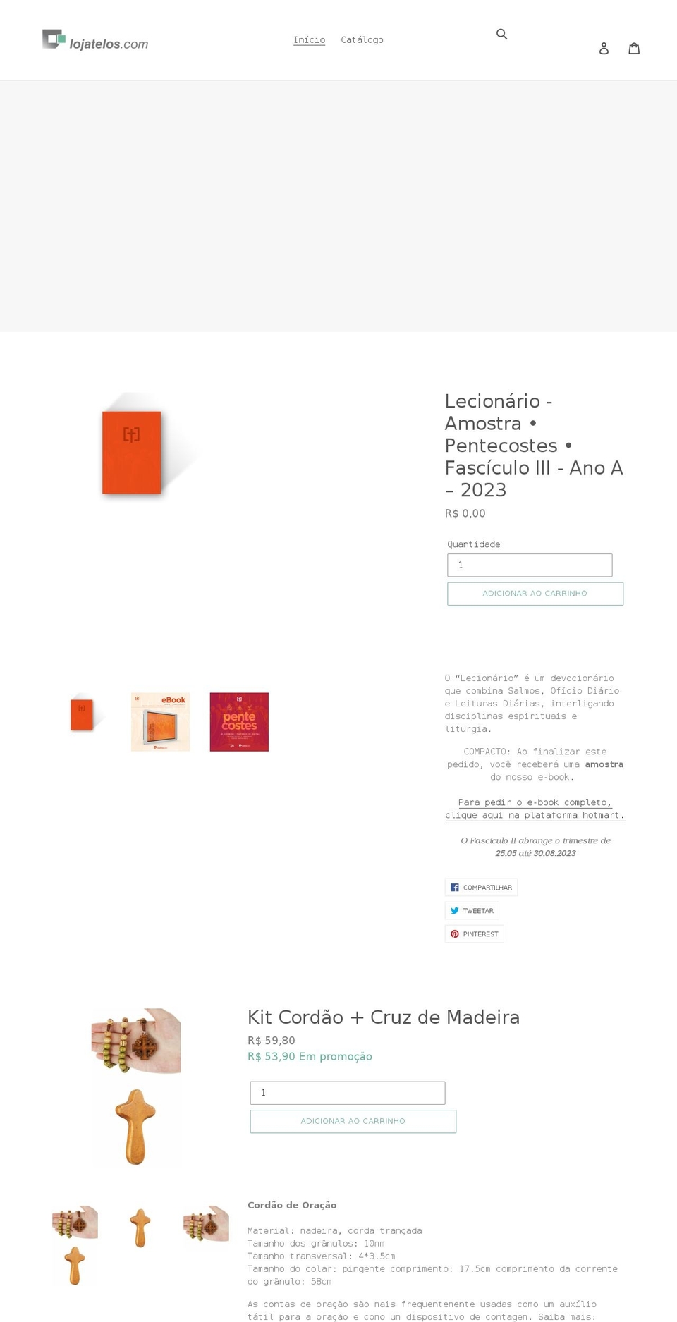 lojatelos.com shopify website screenshot