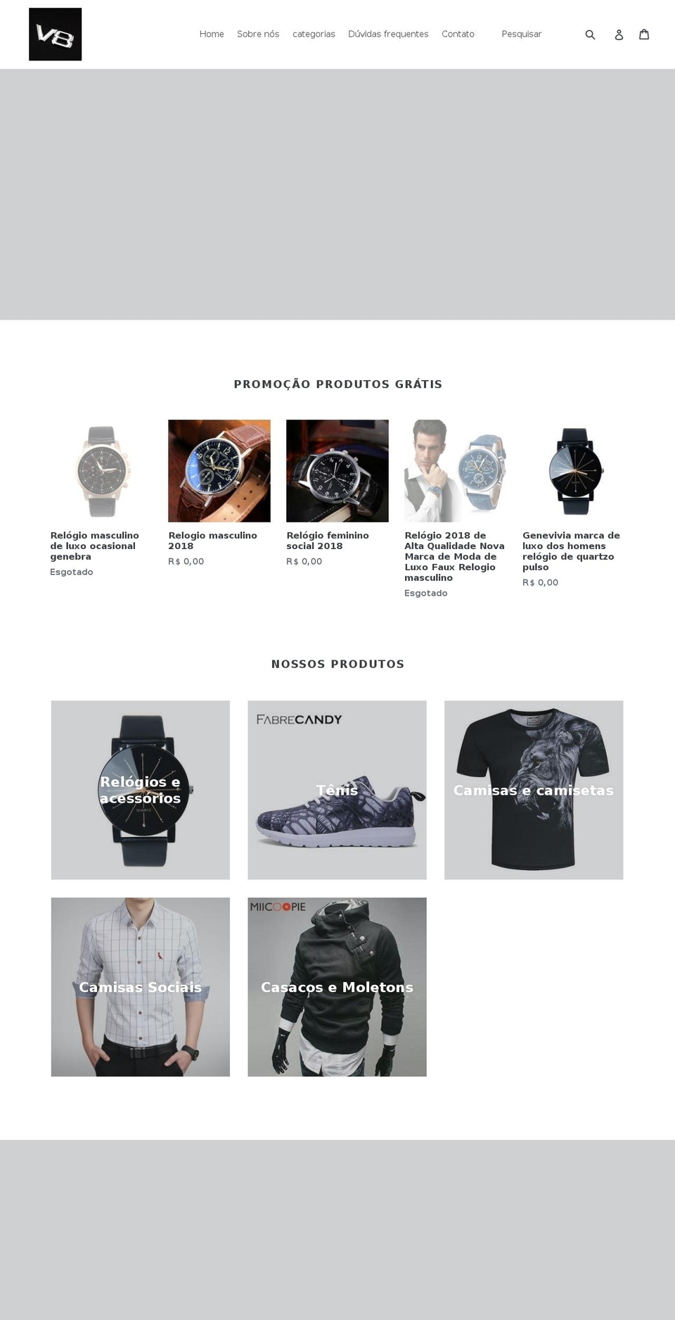 lojav8.com — Shopify storefront screenshot
