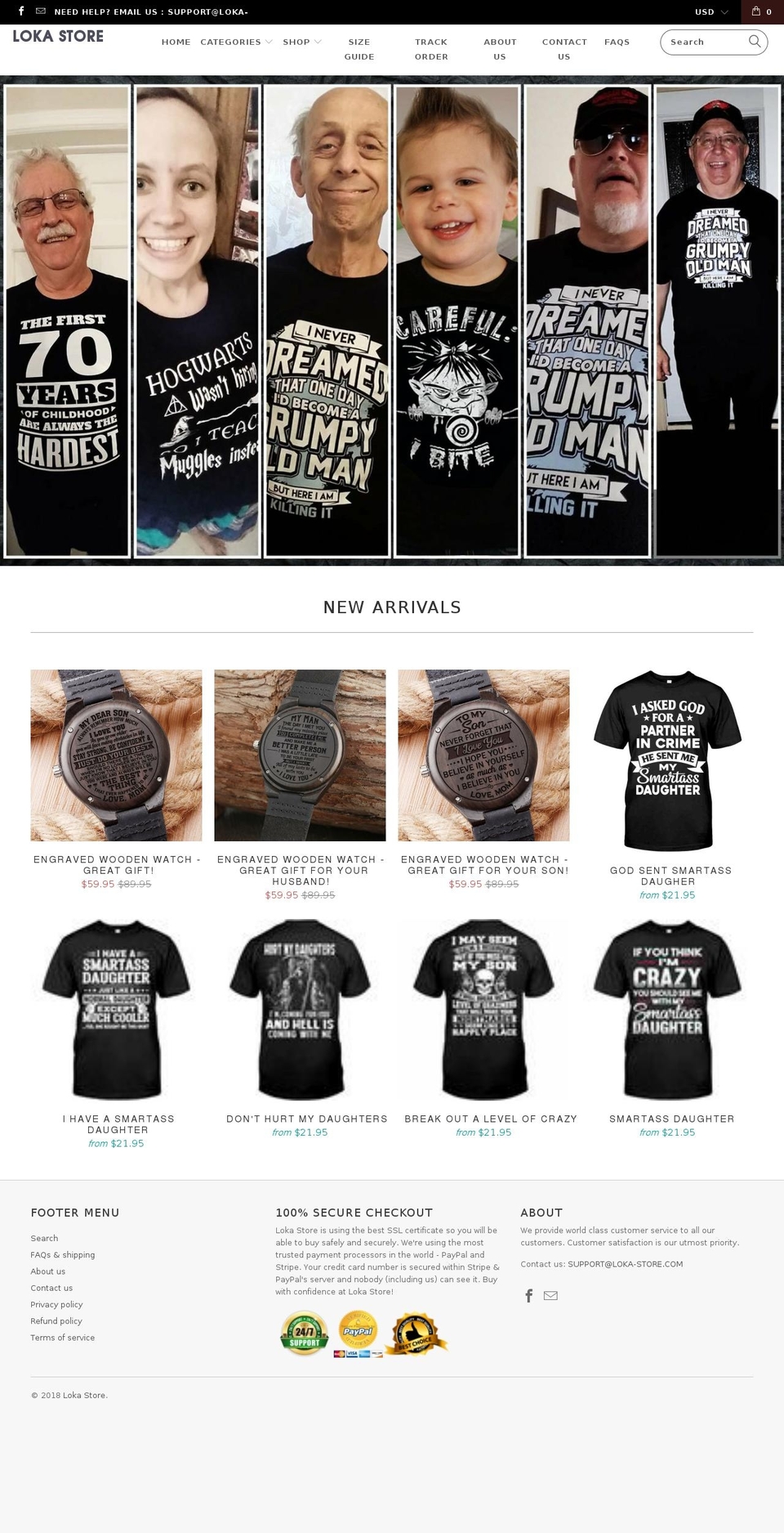 loka-store.com — Shopify storefront screenshot