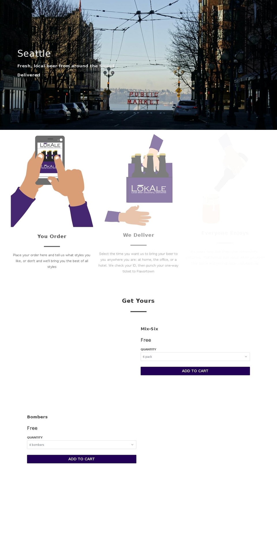 lokalebeer.com — Shopify storefront screenshot