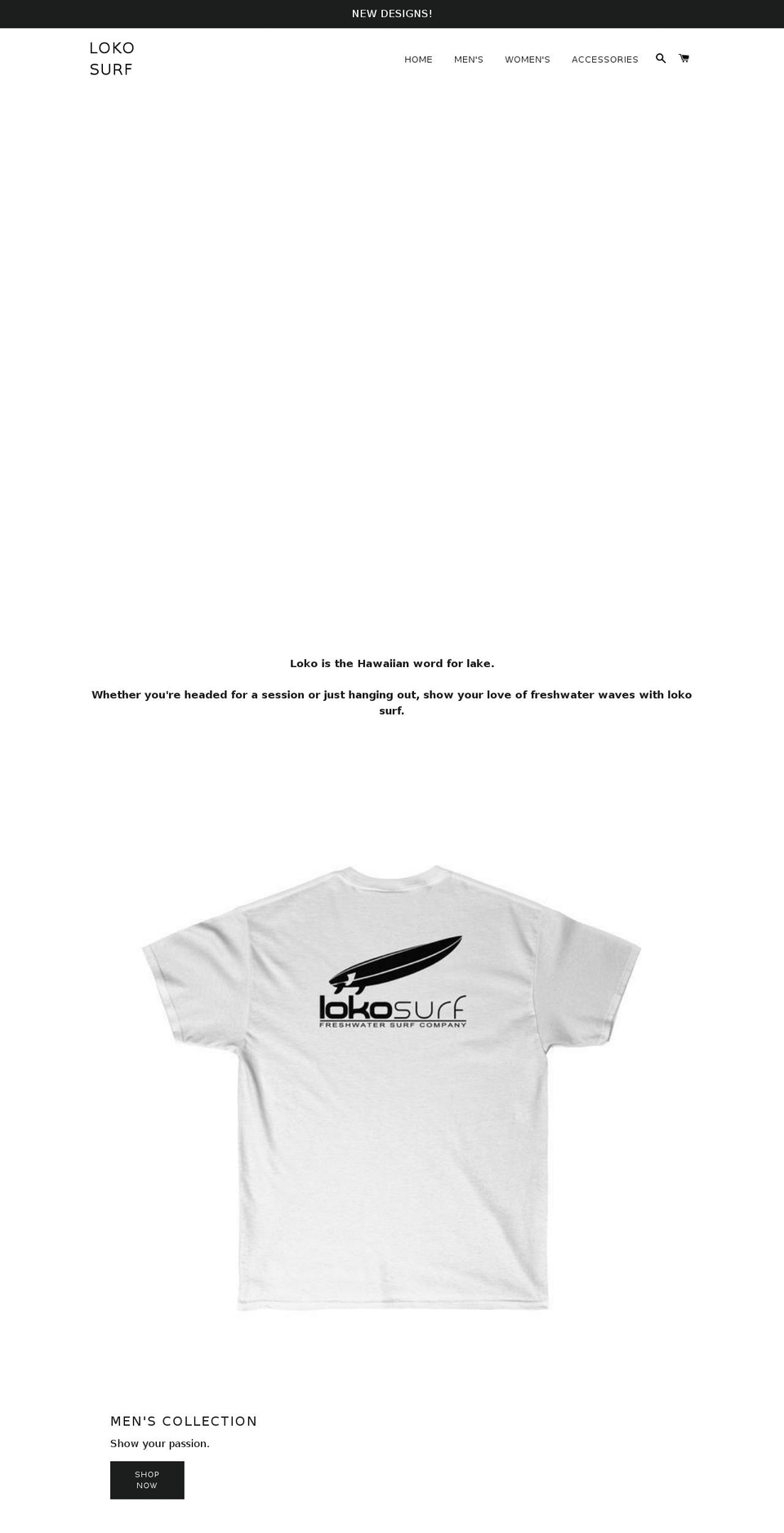 lokosurfco.com — Shopify storefront screenshot
