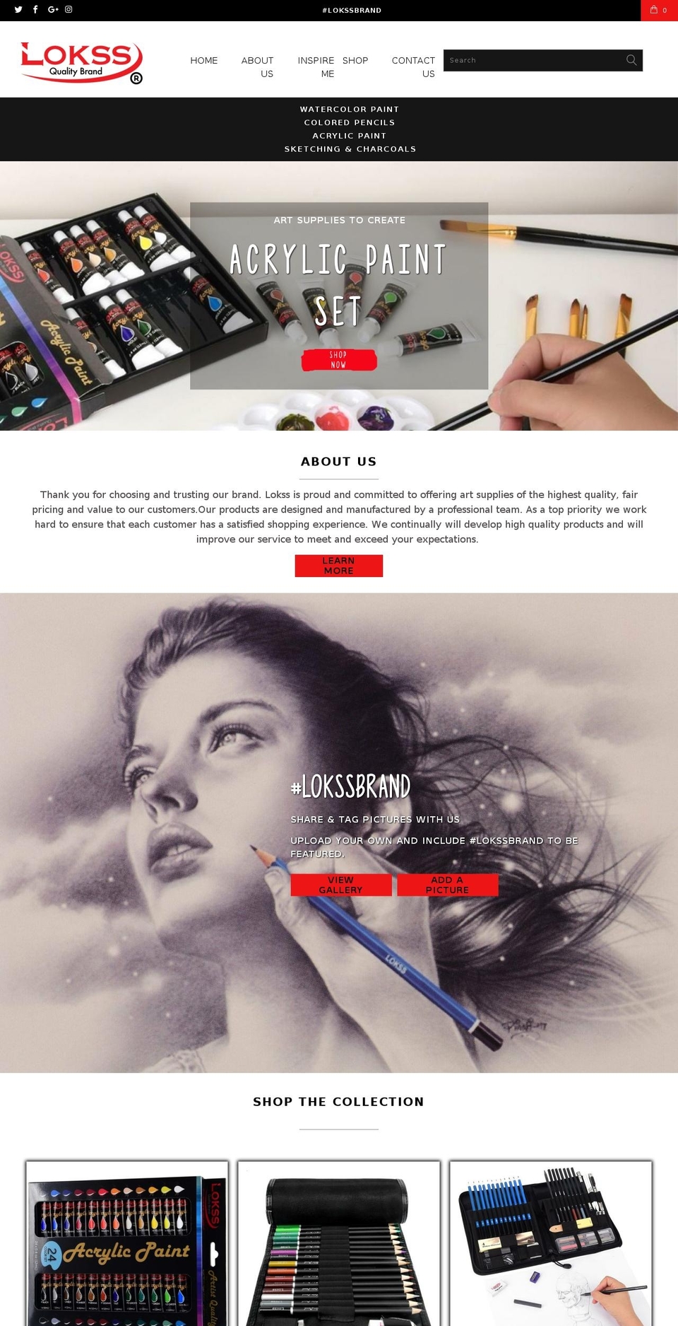 lokss.com — Shopify storefront screenshot