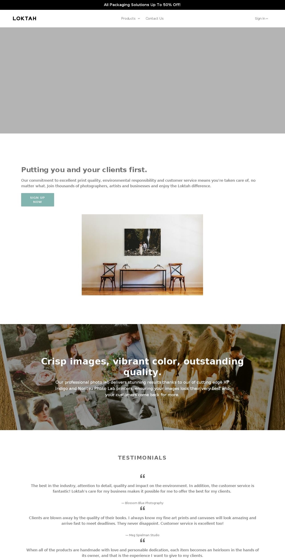 LOKTAH - LIVE Shopify theme site example loktah.com