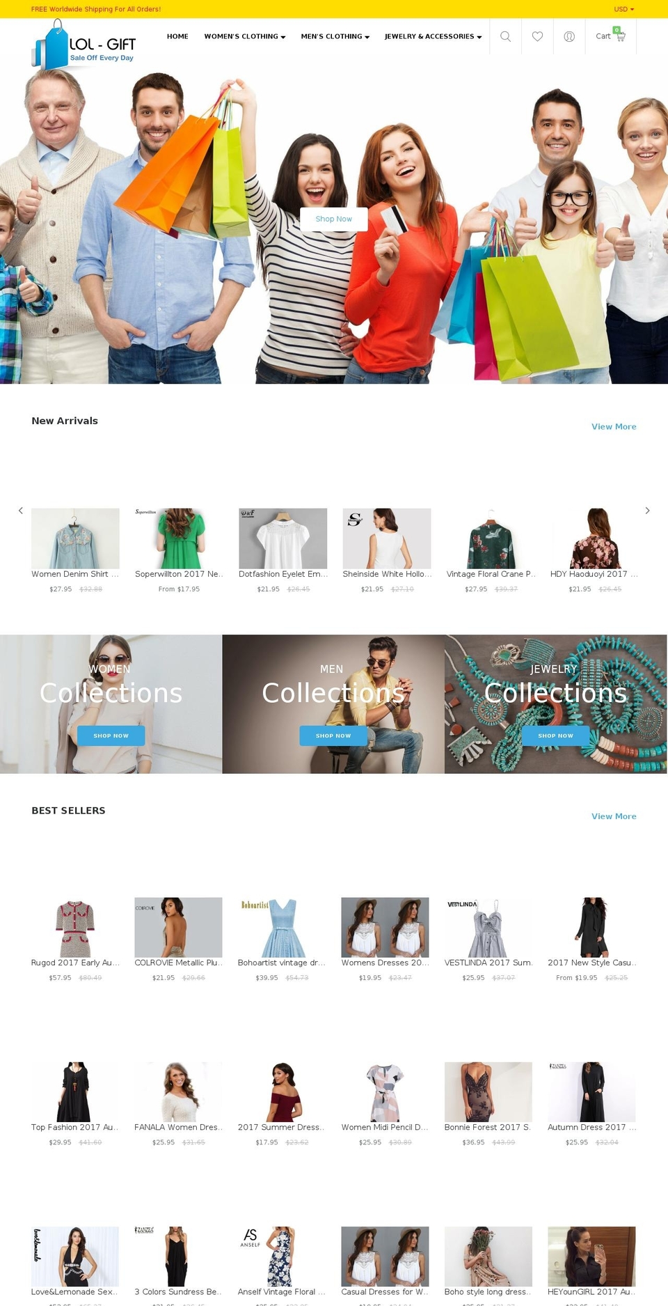 teeperfect-home4 Shopify theme site example lol-gift.com