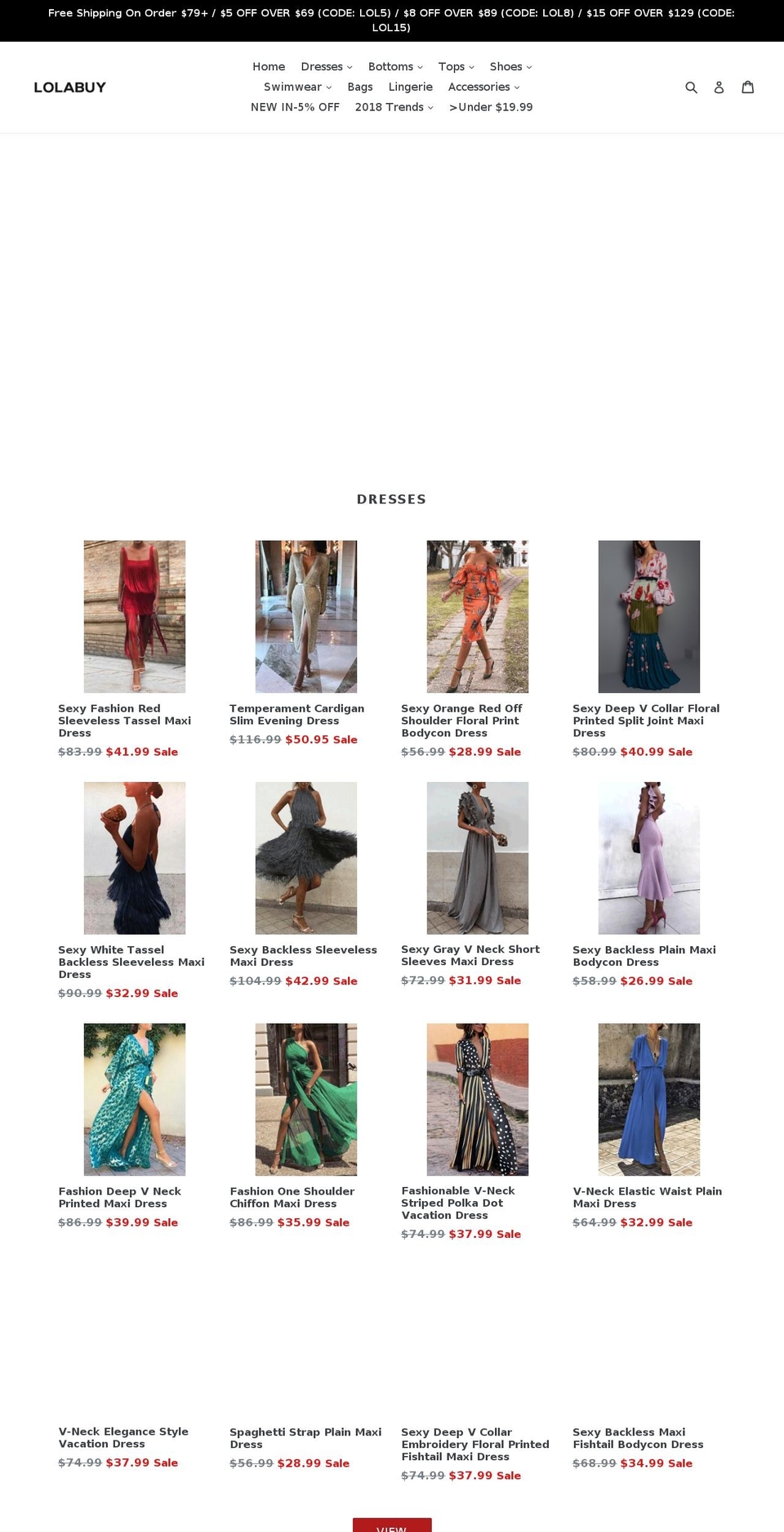 lolabuy.com — Shopify storefront screenshot