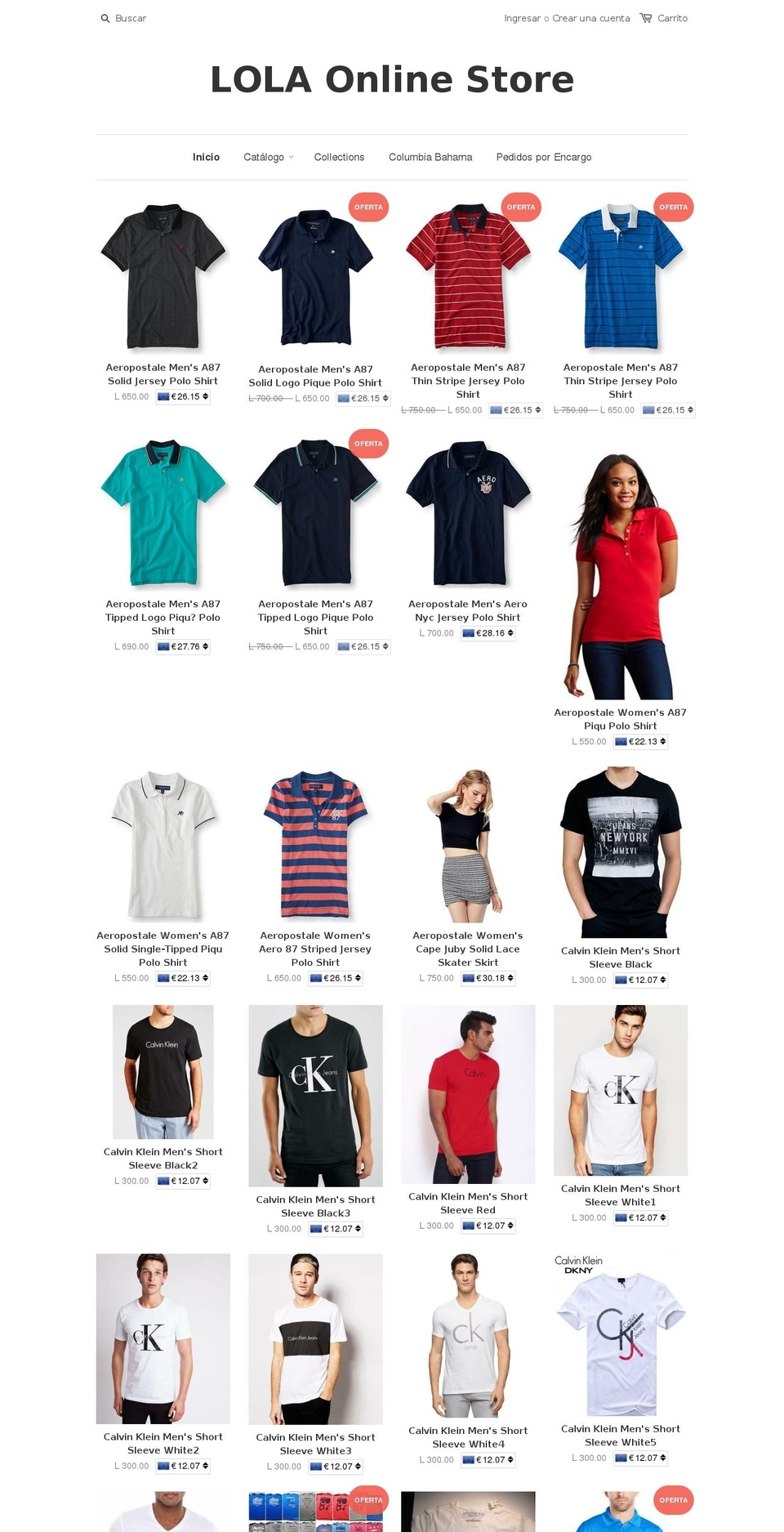 lolahn.com shopify website screenshot