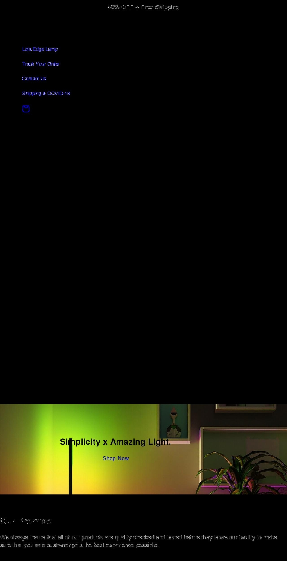 lolalamps.com shopify website screenshot