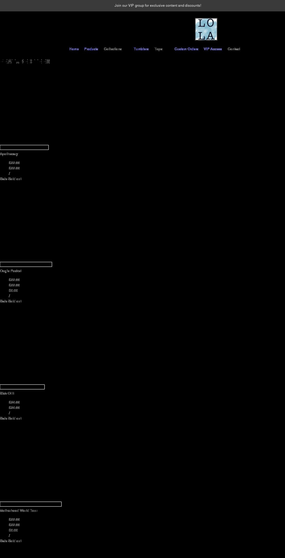 lolalittlethings.com shopify website screenshot