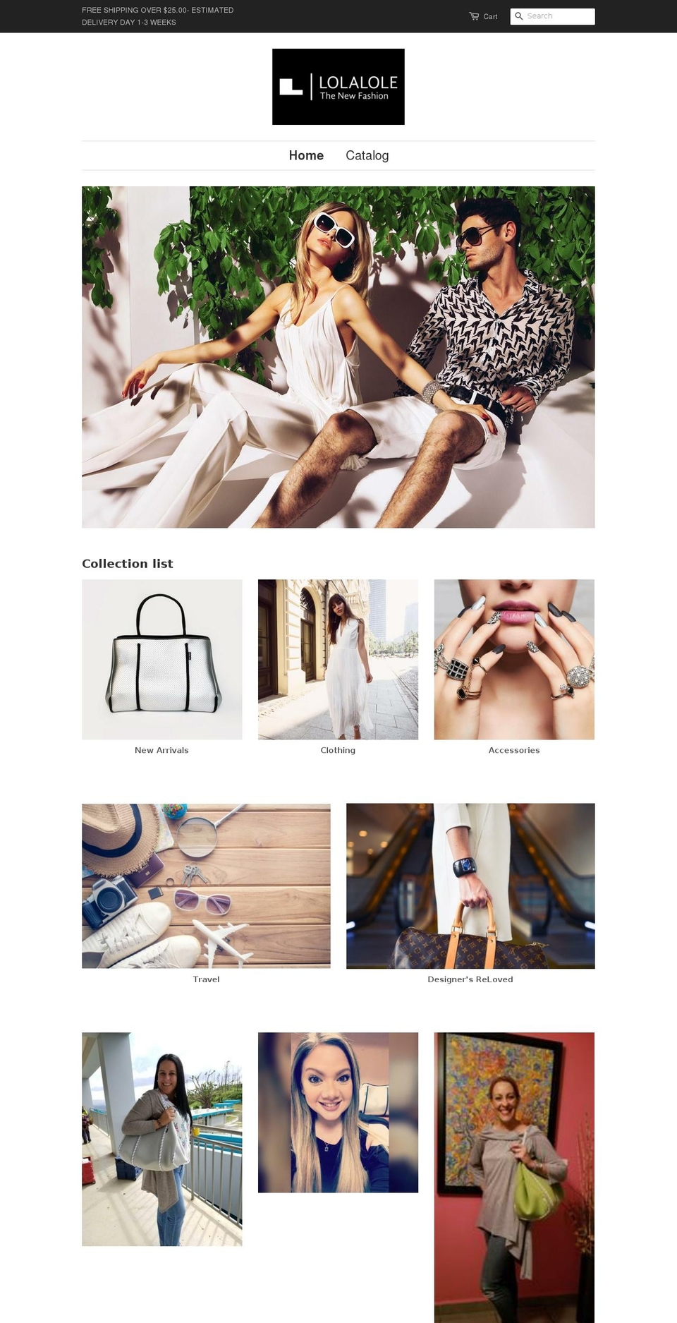 lolalole.com — Shopify storefront screenshot
