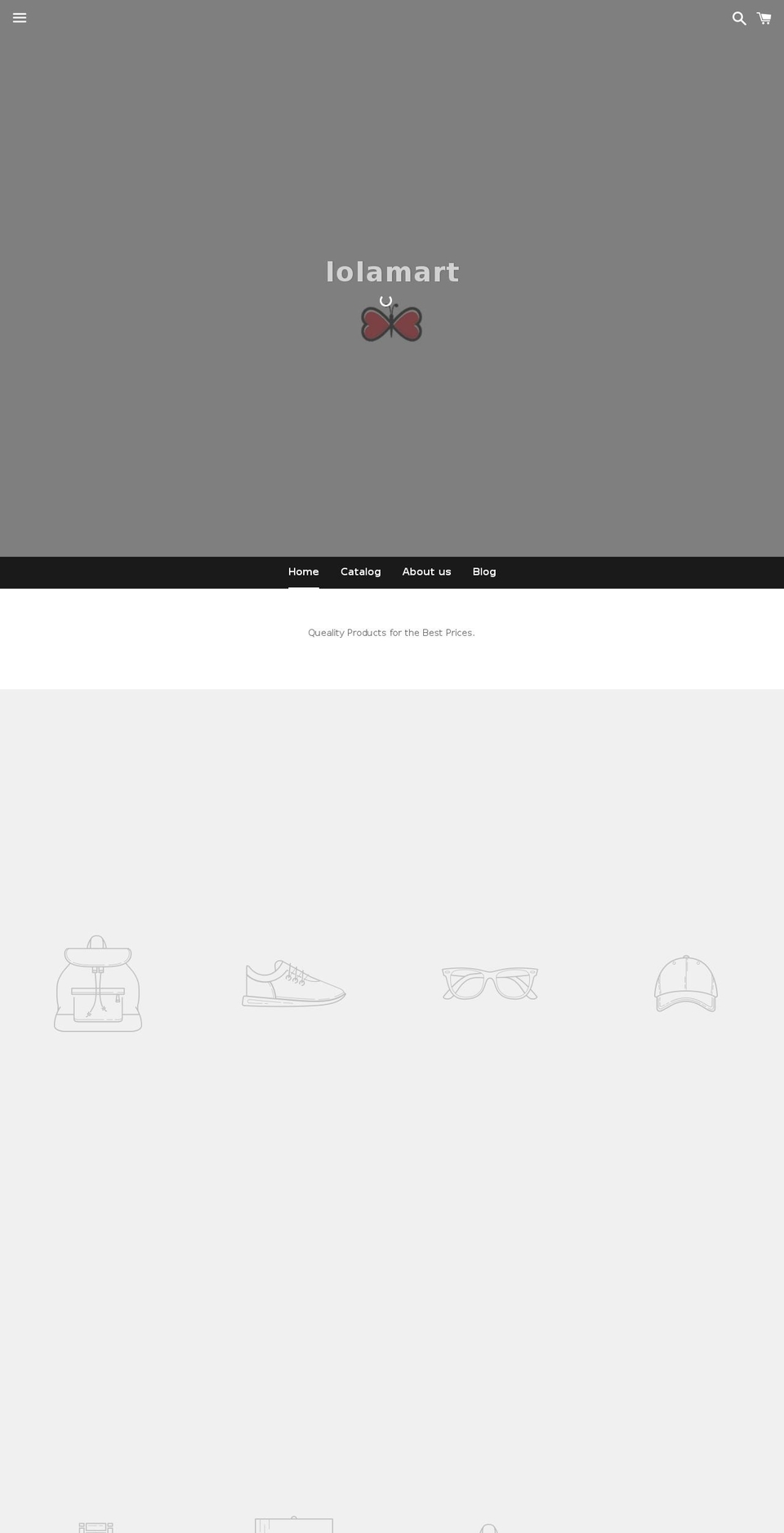 lolamart.com shopify website screenshot