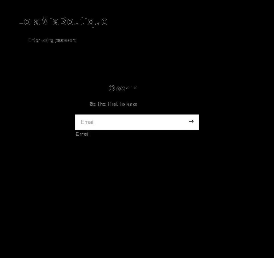 lolamiaboutique.com shopify website screenshot