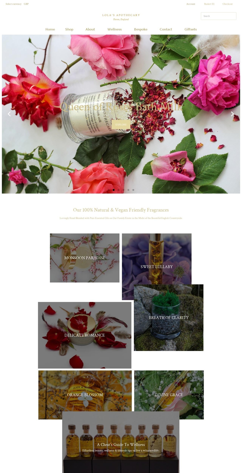 lolasapothecary.co.uk shopify website screenshot