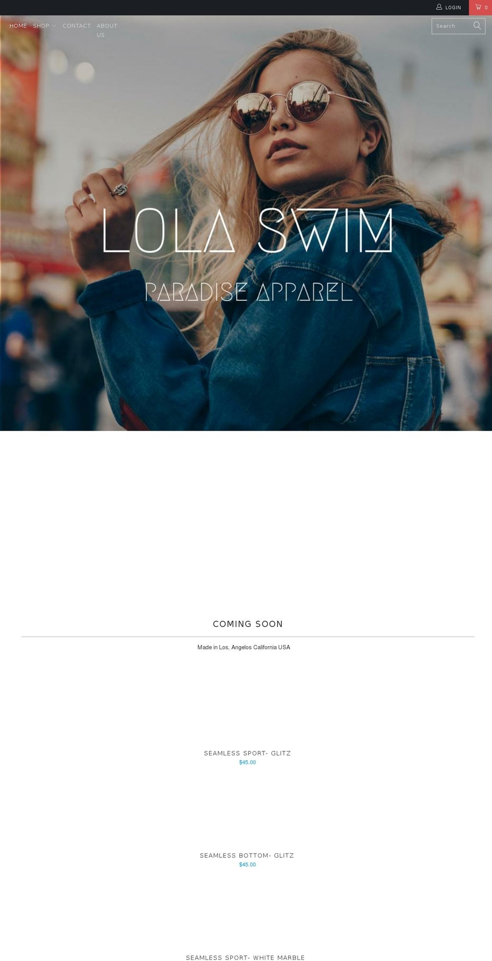 turboseoul Shopify theme site example lolaswim.com