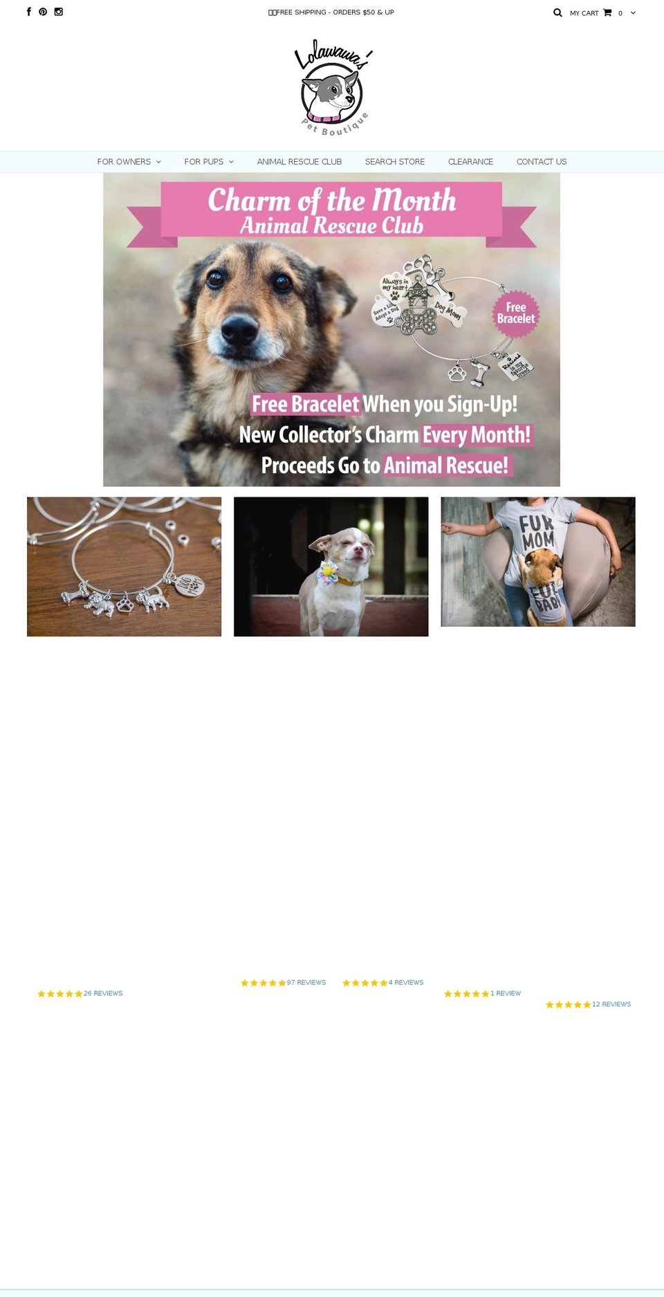 lolawawas.com shopify website screenshot