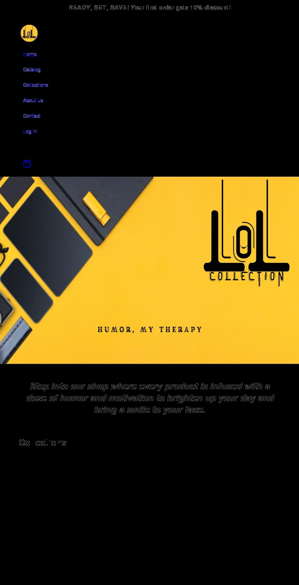 lolcollection.com shopify website screenshot