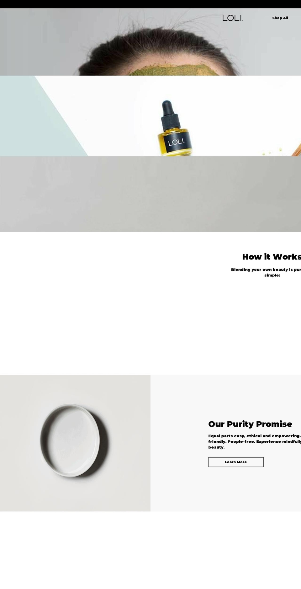 lolibeauty.com shopify website screenshot
