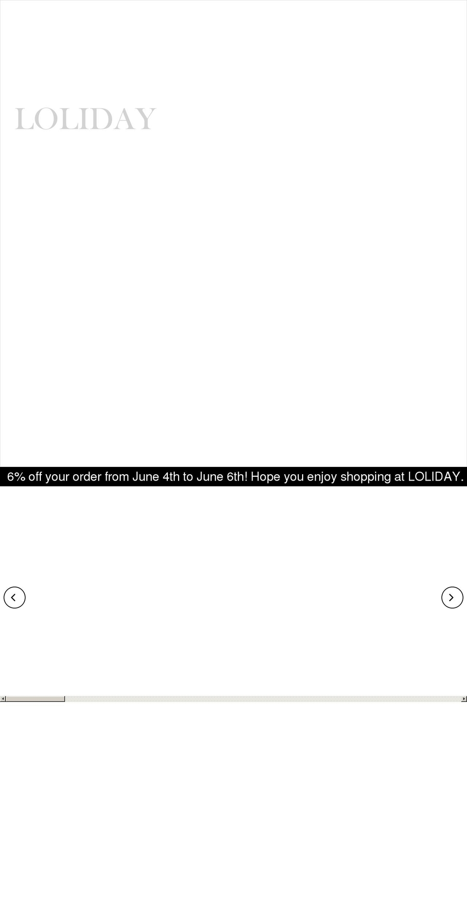 loliday.net shopify website screenshot