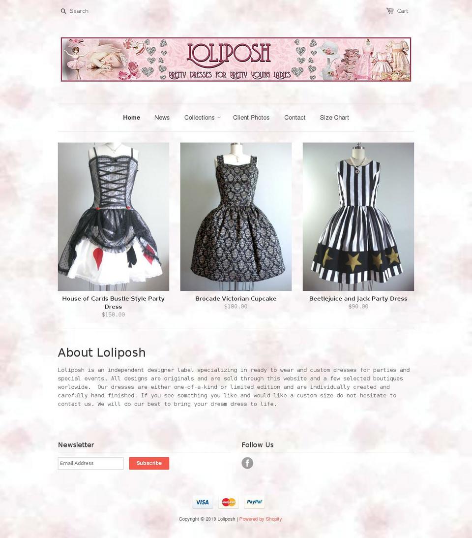loliposh.com — Shopify storefront screenshot