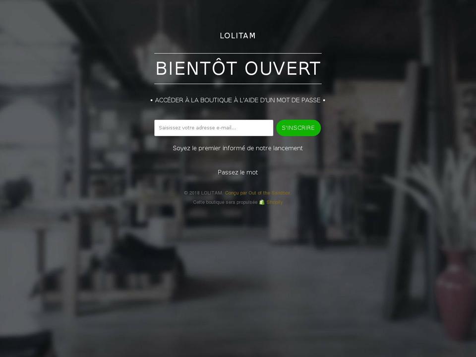 lolita-m.com — Shopify storefront screenshot