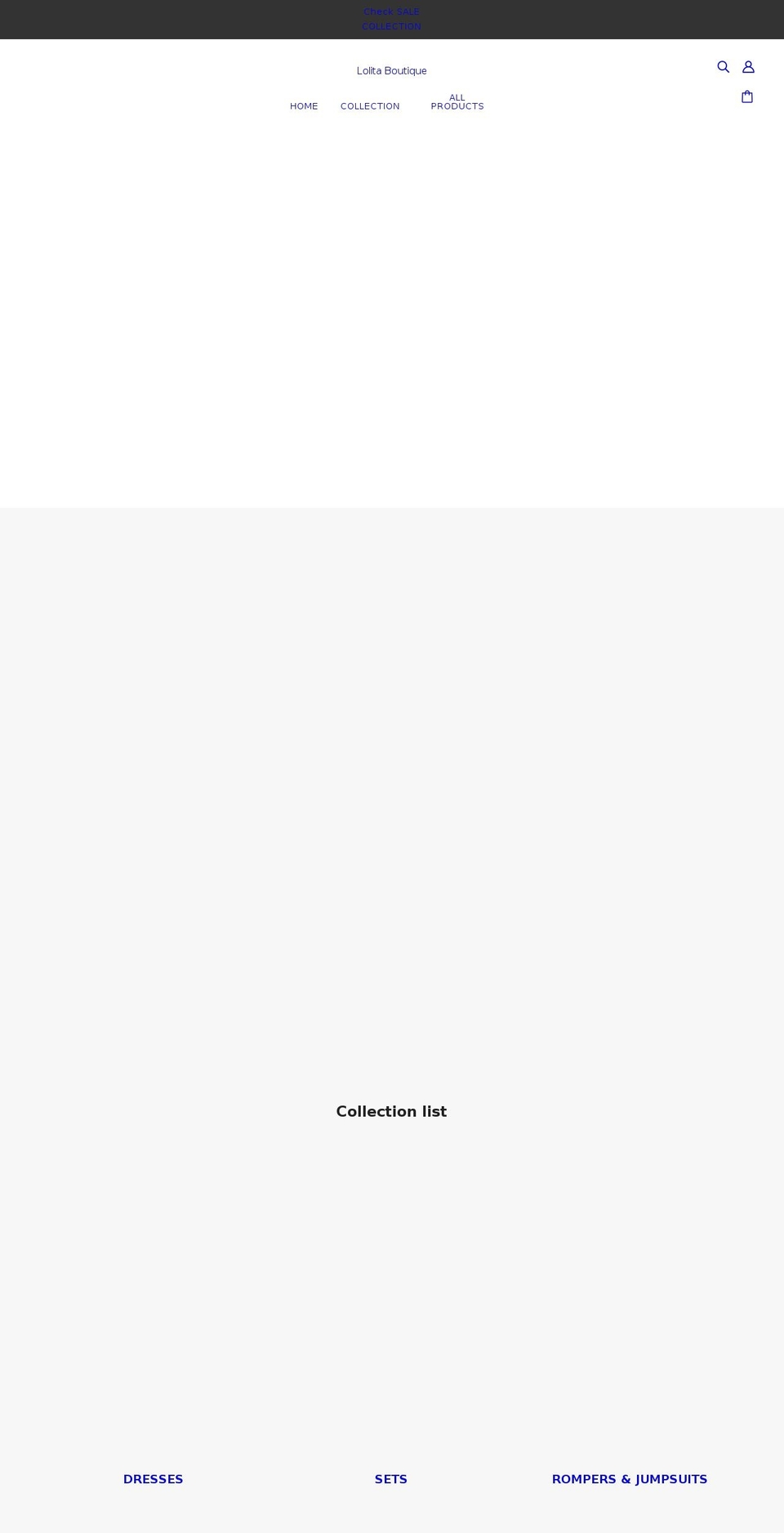 lolitaboutiqueshop.com shopify website screenshot