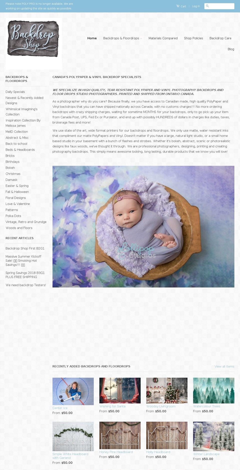 lollipopdrops.ca shopify website screenshot