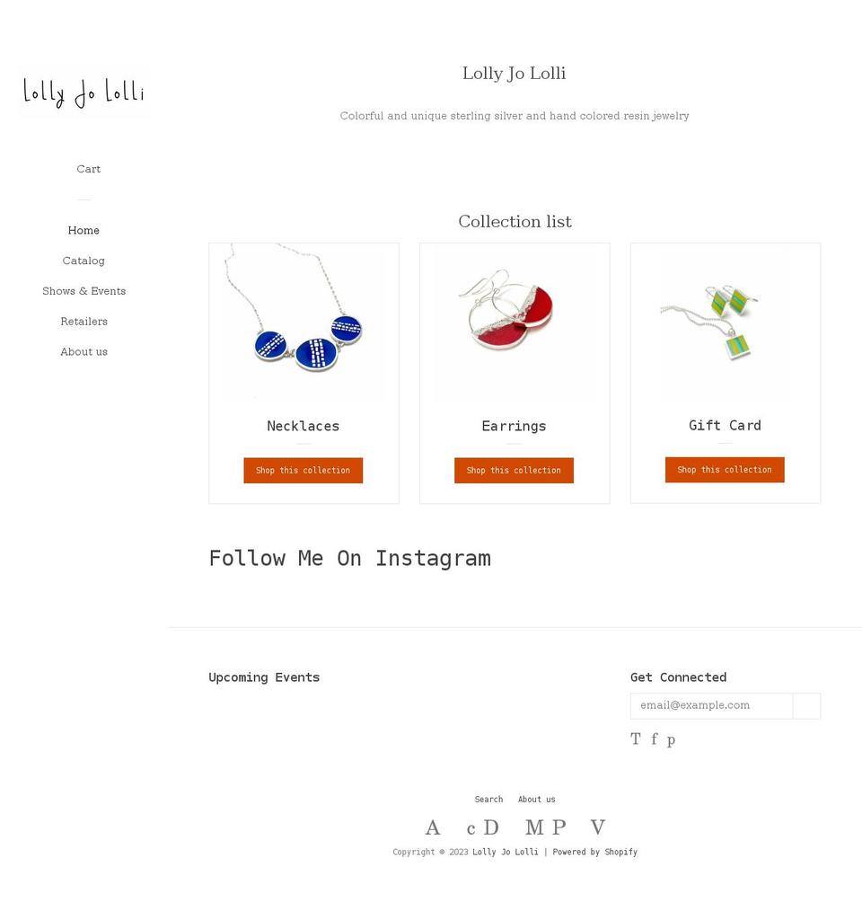 lollyjololli.com shopify website screenshot
