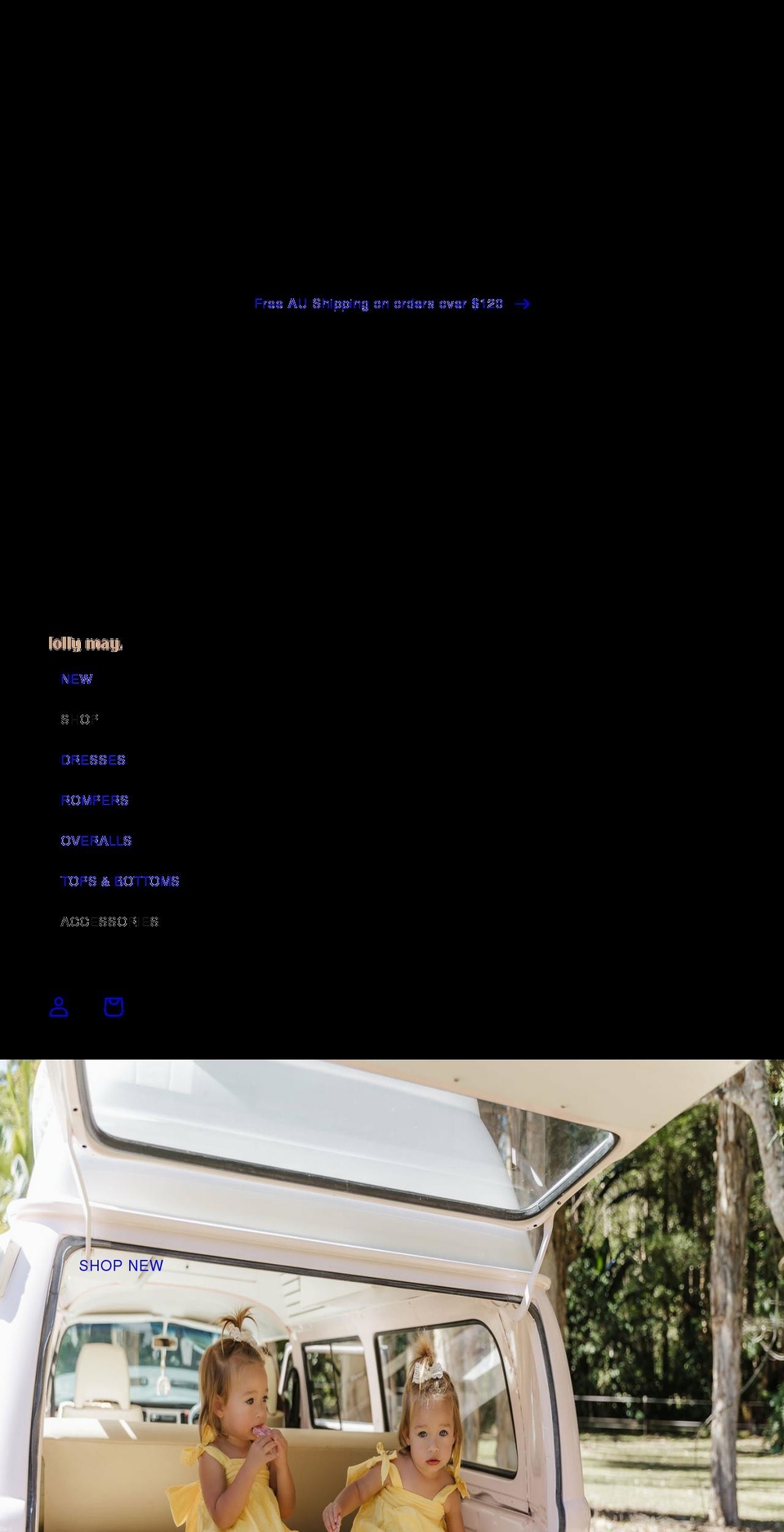 lollymay.com shopify website screenshot