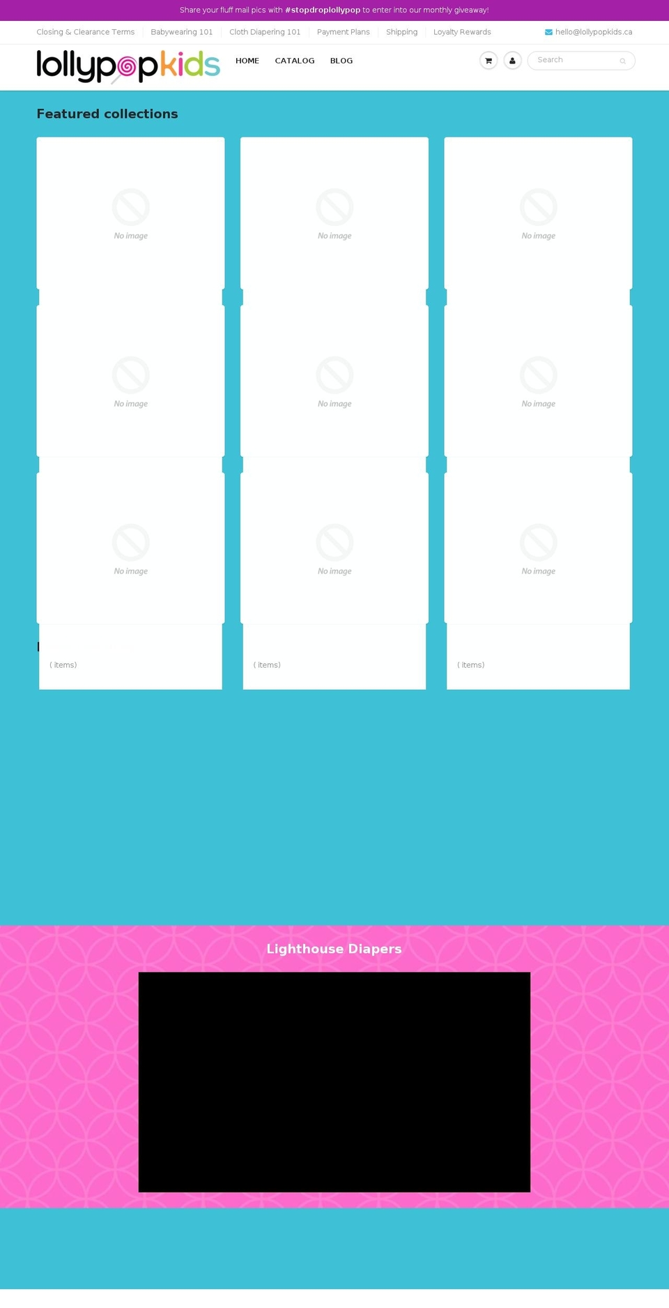 lollypopkids.com — Shopify storefront screenshot